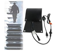 Tappetino riscaldato per sciogliere la neve all'aperto, tappetino per sciogliere il ghiaccio per camminate laterali, veloce fusione del ghiaccio, 2 in/h, elettrico antiscivolo che scioglie la neve per