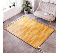 Tappetino riscaldato sotto la scrivania per scaldapiedi, cuscinetto riscaldante elettrico, tappetino riscaldante elettrico a temperatura regolabile(100x200cm)