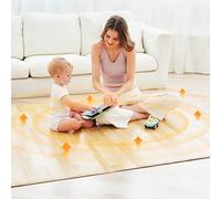 Tappetino riscaldato sotto la scrivania, scaldapiedi, tappeti riscaldati elettrici, controllo della temperatura temporizzato, cuscinetto riscaldante elettrico al grafene(150x300cm)