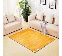 Tappetino riscaldato sotto la scrivania, scaldapiedi, tappeto elettrico riscaldato in grafene, riscaldatore da pavimento per la casa, cuscinetti riscaldanti elettrici(31.5x59in)