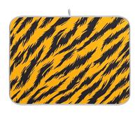 Tappetino riutilizzabile per asciugare il piatto di asciugatura con pelle di animale leopardo giallo nero 18x24 rettangolare grande cucina opaco decorativo per la casa essenziale