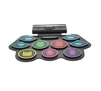 Tappetino Roll-up Kit Di Pad Di Batteria Portatile Con Altoparlanti Integrati E Supporto Cuffie Per Pratica E Gioco