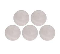 Tappetino rotondo per barbecue resistente alle alte temperature, riutilizzabile, antiaderente, griglia per barbecue, fetta e pizza, diametro 36 cm, 5 pezzi