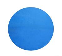 Tappetino rotondo per piscina fuori terra, resistente alle forature, con strato di base in tessuto morbido e resistente alle intemperie, blu (4,5 m)
