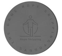 Tappetino rotondo per saltare, con corda per saltare con la corda, tappetino antiscivolo per esercizi, tappeti, parquet, piastrelle, varie mosse di yoga, 60 x 60 cm