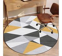 Tappetino rotondo per sedia da gaming, 160 cm, protezione per il pavimento dell'ufficio, tappeto resistente per giochi e uso in ufficio, design antiscivolo per il massimo comfort