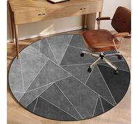 Tappetino rotondo per sedia da ufficio, 160 cm, resistente, protezione per pavimenti da gioco, tappeto antiscivolo per ufficio e uso di gioco, migliora comfort e stile