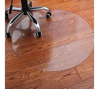 Tappetino rotondo per sedia da ufficio, spessore 1,5 mm, protezione per pavimento per moquette, dimensioni 160 cm, ideale per sedie girevoli per casa e ufficio, antiscivolo
