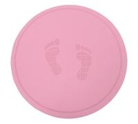 Tappetino Salto la Corda Rotondo Rosa Tpe per Amici in Palestra | Indoor, Antiscivolo e Shockproof, Protegge le Caviglie e Resta Confortevole