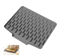 Tappetino Salva-Piano in Silicone Anti-Goccia, Resistente Al Calore e Antiscivolo, Tappetino Scolapiatti, Tappetino Silicone Cucina, Adatto per Scolare Frutta da Cucina, Piatti e Bacchette.