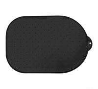 Tappetino salva-piano per miscelatori, facile da pulire per superfici (nero | Impedisce al mixer di camminare, riduce il rumore, si adatta a ciotole da 5-8 qt, opzioni nero/grigio, silicone