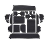 Tappetino Scanalato Per Porta Tappetino Antiscivolo Porta Interna Auto Tappetino Fessura Per Porta Per T&oyota RAV4 XA50 2019-2022 2023 RAV 4 Inserto portabicchieri(White LHD)