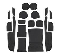 Tappetino Scanalato Per Portiera Auto Tappetino Per Slot Per Portiera Auto Portabicchieri Cuscino Antiscivolo Per Suzuki Per Vitara 2016-2022 2023 Inserto portabicchieri(Nero)