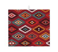 Tappetino Scolapiatti 41X46CM, Western Southwestern Native American Aztec Navajo Tappetini Per Asciugare Resistente Calore Tappetino Macchina Caffe Multifunzione Tappetini Lavello Per Cucina