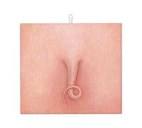 Tappetino scolapiatti a coda di maiale, tappetino in microfibra per scolapiatti per bancone della cucina, tappetino super assorbente, tappetino per scolapiatti lavabile in lavatrice, 40,6 x 45,7 cm