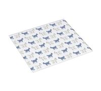 Tappetino scolapiatti a forma di capra, assorbente, per cucina, 40,6 x 45,7 cm, tappetino scolapiatti natalizio con anello per appendere