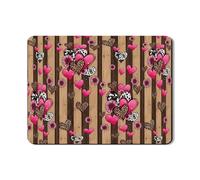 Tappetino scolapiatti a forma di cuore per bancone della cucina, in gomma assorbente, motivo floreale di pesca, tappetino scolapiatti rustico in pelle sintetica per bar, protezione da bar, 45,7 x 61