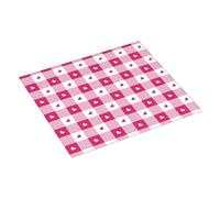 Tappetino scolapiatti a forma di cuore scozzese rosa acceso, tappetino assorbente per bancone della cucina, tappetino scolapiatti natalizio da 40,6 x 45,7 cm, con anello per appendere i piatti