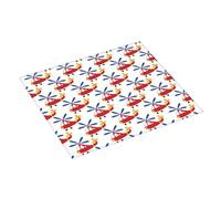 Tappetino scolapiatti a forma di elicottero dei cartoni animati, tappetino assorbente per cucina, tappetino scolapiatti natalizio da 40,6 x 45,7 cm, con anello per appendere i piatti