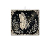 Tappetino scolapiatti a forma di farfalla per bancone della cucina, tappetino assorbente vintage floreale scolapiatti tappetino scolapiatti rustico in microfibra per decorazione bancone della cucina