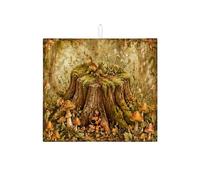 Tappetino scolapiatti a forma di funghi della foresta, per bancone della cucina, tappetino assorbente per scolapiatti naturale, tappetino scolapiatti in microfibra autunnale per bancone della cucina