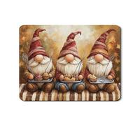 Tappetino scolapiatti a forma di gnomo per bancone della cucina, tappetino scolapiatti in gomma assorbente, tappetino scolapiatti in pelle PU per proteggere bar, 45 x 61 cm