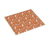Tappetino scolapiatti a forma di mummia di Halloween, tappetino assorbente per bancone della cucina, 40,6 x 45,7 cm, tappetino scolapiatti natalizio con anello per appendere