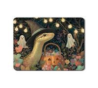 Tappetino scolapiatti a forma di serpente di Halloween, per bancone della cucina, fantasia floreale, assorbente, in gomma, tappetino scolapiatti in pelle sintetica per cucina, 45,7 x 61 cm