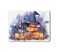 Tappetino scolapiatti a forma di zucca di Halloween, fantasioso cappello da strega, tappetino in gomma assorbente, tappetino decorativo autunnale per bancone della cucina, 45,7 x 61 cm