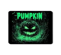 Tappetino scolapiatti a forma di zucca di Halloween, per bancone della cucina, in gomma assorbente verde spettrale, tappetino scolapiatti gotico in pelle PU, decorazione 45,7 x 61 cm