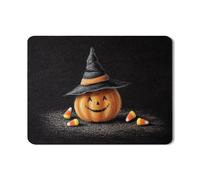 Tappetino scolapiatti a forma di zucca di Halloween, per bancone della cucina, tappetino in gomma assorbente arancione Jack-O'-Lantern, tappetino per asciugare le feste in pelle PU per decorazione