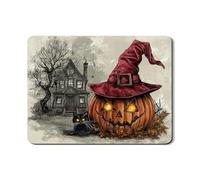Tappetino scolapiatti a forma di zucca di Halloween, per cucina, gatto e cappello da strega, in gomma assorbente, tappetino scolapiatti in pelle ecologica in poliuretano, decorazione 45,7 x 61 cm