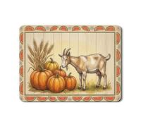 Tappetino scolapiatti a forma di zucca per bancone della cucina, in gomma assorbente di capra e grano, tappetino scolapiatti in pelle sintetica per decorazione della cucina, 45,7 x 61 cm