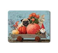 Tappetino scolapiatti a forma di zucca per cucina, fantasia floreale assorbente in gomma, tappetino scolapiatti autunnale in pelle PU per protezione bar 45,7 x 61 cm