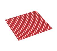 Tappetino scolapiatti a pois rossi, 40,6 x 45,7 cm, tappetino assorbente per cucina, tappetino scolapiatti natalizio con anello per appendere