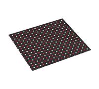 Tappetino scolapiatti a pois rossi e bianchi, 40,6 x 45,7 cm, tappetino assorbente per cucina, tappetino scolapiatti natalizio con anello per appendere