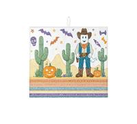 Tappetino scolapiatti a tema cowboy occidentale per bancone della cucina, a tema Halloween, tappetino assorbente per scolapiatti divertente, in microfibra, per bancone della cucina, 40,6 x 45,7 cm