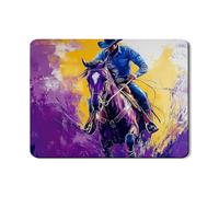 Tappetino scolapiatti a tema cowboy, per bancone della cucina, tappetino in gomma assorbente rustico Wild West, tappetino scolapiatti per cucina autunnale, 45,7 x 61 cm
