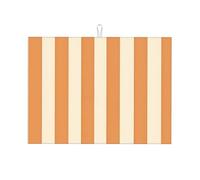 Tappetino scolapiatti arancione marrone a righe geometriche assorbenti per bancone della cucina tappetino scolapiatti antiscivolo tappetino scolapiatti tappetino scolapiatti tappetino scolapiatti 45,7
