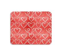Tappetino scolapiatti assorbente, 50 x 40 cm | Parte superiore in tessuto di poliestere, lavabile a mano, arrotolabile per una facile conservazione in soggiorno con cuori