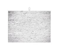 Tappetino scolapiatti assorbente con stampa a muro di mattoni, tappetino da cucina per cucina, tappetino antiscivolo, tovaglietta, 45,7 x 61 cm