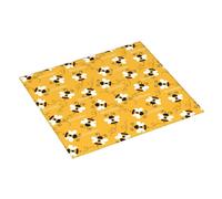 Tappetino scolapiatti assorbente per cucina, 40,6 x 45,7 cm, motivo con ape, farfalla e farfalle, tappetino scolapiatti natalizio con anello per appendere