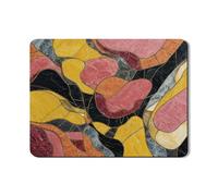 Tappetino scolapiatti astratto per bancone della cucina, tappetino scolapiatti in gomma assorbente a spirale colorato, tappetino per asciugare i piatti in pelle sintetica per bar, 45,7 x 61 cm