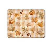 Tappetino scolapiatti autunnale per bancone della cucina, tappetino assorbente in gomma per scolapiatti a forma di zucca e foglia, tappetino stagionale in pelle PU per proteggere bar, 45 x 61 cm
