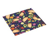 Tappetino Scolapiatti Avocado Taco Fiesta Tappetino Di Drenaggio Facile Da Pulire Antiscivolo Tappetini Per Posate, Per Scolapiatti, Bancone Cucina, Soggiorno, 41x46cm