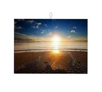 Tappetino scolapiatti Beach View Fotografia in spiaggia Tappetino scolapiatti Jumbo EasySmall 16 x 18 pollici