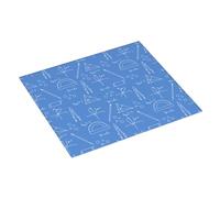 Tappetino scolapiatti blu con stampa matematica - Tappetino assorbente per bancone della cucina, tappetino scolapiatti natalizio 40,6 x 45,7 cm, tappetino scolapiatti con anello per appendere