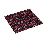 Tappetino Scolapiatti Cancer Sucks Breast Awareness Tappetino Lavello Con Anello Per Appendere Facile Da Pulire Tappetini Per Posate, Per Bicchieri Di Vino, Stoviglie, Piastra, 41x46cm