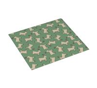 Tappetino scolapiatti classico verde capra - Tappetino assorbente per bancone della cucina, 40,6 x 45,7 cm, tappetino scolapiatti natalizio con anello per appendere