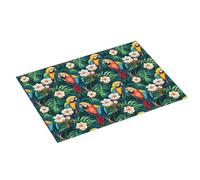 Tappetino scolapiatti colorato con stampa pappagallo, super assorbente, in microfibra, grande, per bancone della cucina, 45,7 x 61 cm, facile da pulire, decorazione per la casa